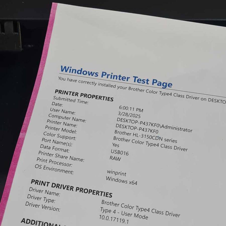 Brother 3150 CD industrial color printer