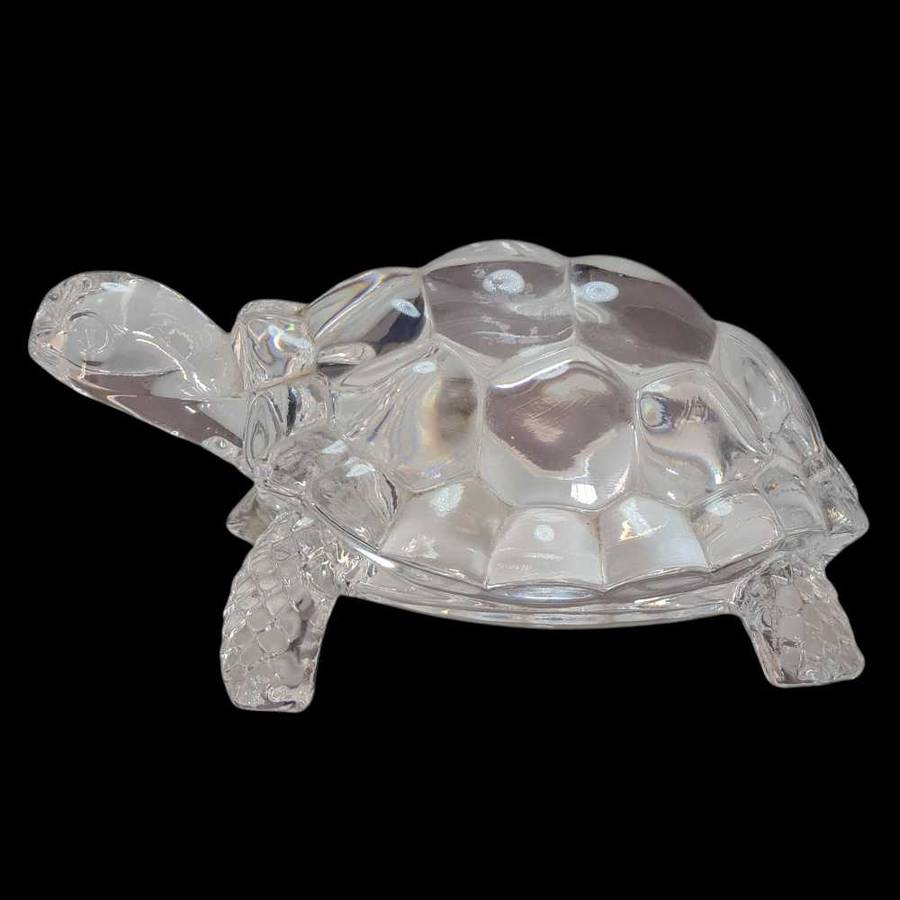 Ornamental glass tortoise (280x120mm)