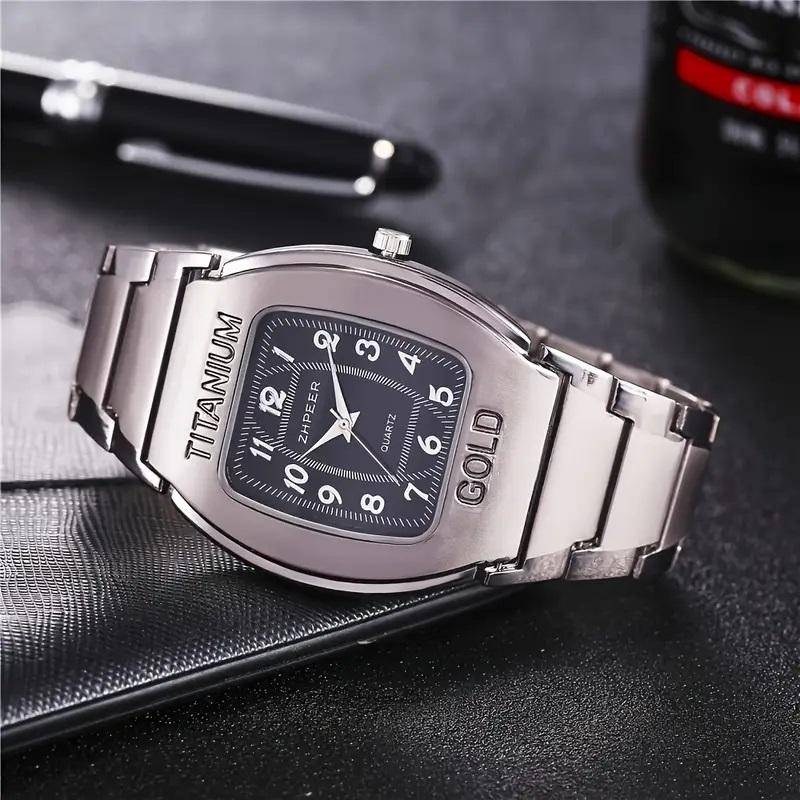 Men's Fashion Temperament Alloy Quartz Watch