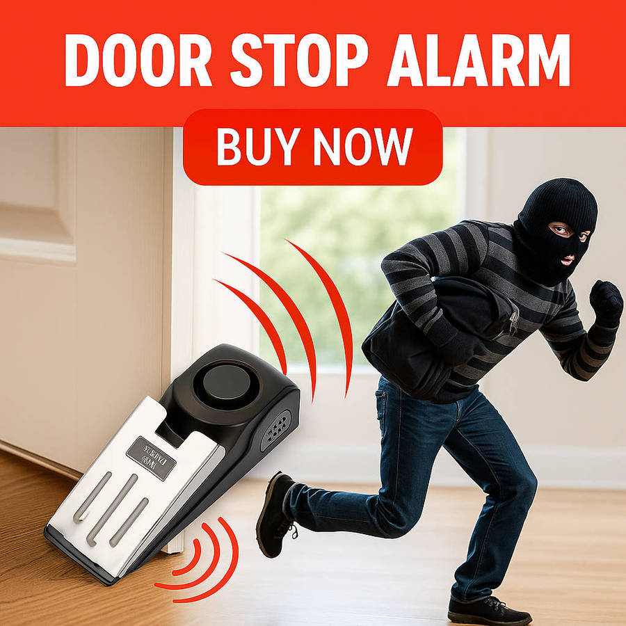 Door Stop Alarm for Home Security