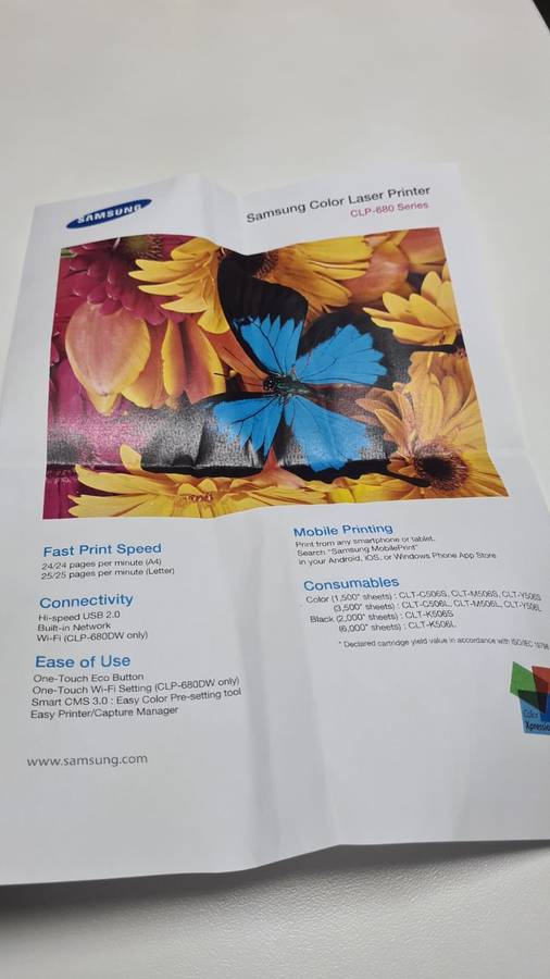 Samsung Electronics CLP-680ND Color Printer