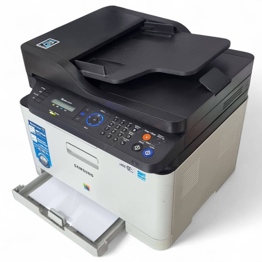 Samsung wireless color printer with toners 69%
