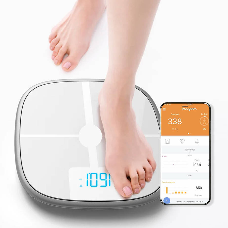 Wifi - Bluetooth wireless Smart Scale koogeek sg1 (Android only)