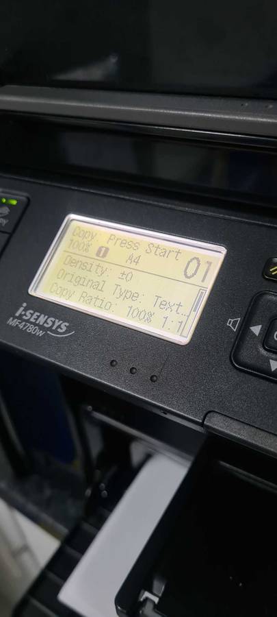 Canon I-Sensys MF4780w printer