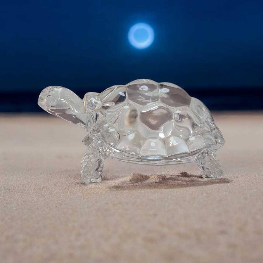 Ornamental glass tortoise (280x120mm)