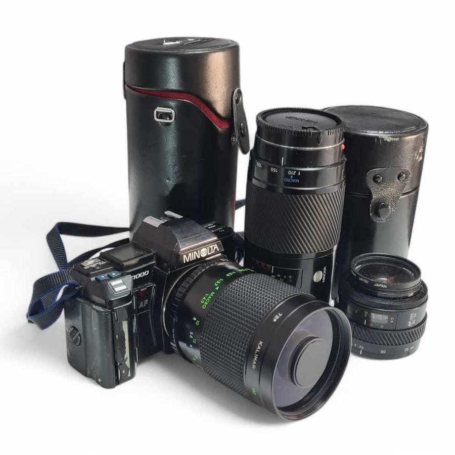 Minolta 7000 with three lense