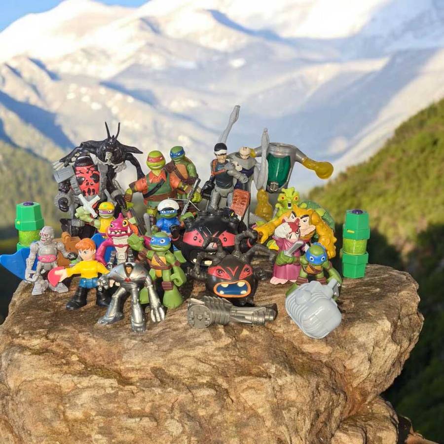 Mutant Ninja Turtles (TMNT) action figures and related characters