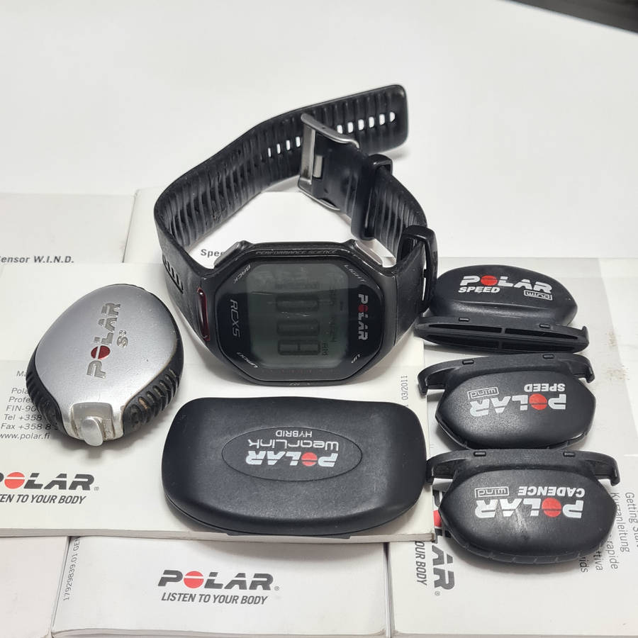 Polar RCX5 GPS Black Sports Training Watch with Heart Rate Monitor