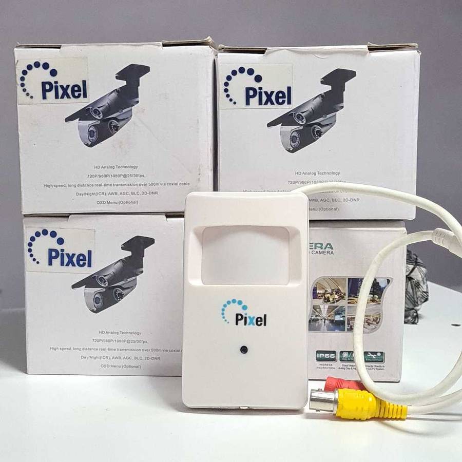 Bid x 6 Surveillance cameras with infrared sensors