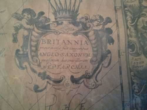 Antique 17th/18th century Map of Ireland 48 by 40cm