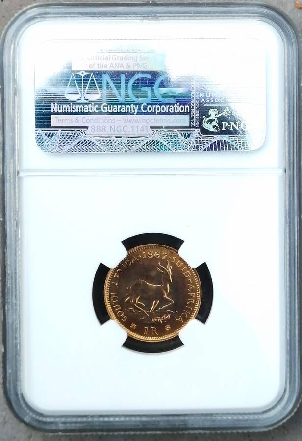 1967 GOLD R1 pf65