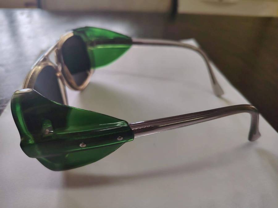 Encon Midland Vintage Industrial Eye Protection z87.1-1979 Smoke 1200 Series