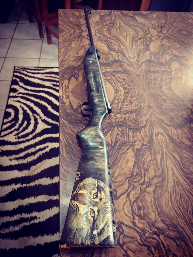 D Marco Pellet Gun, Painted art peace