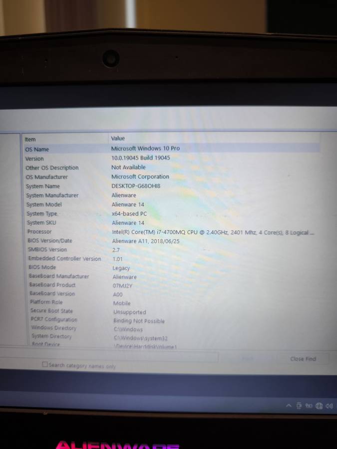 ALIENWARE 14 i7 Gaming Laptop