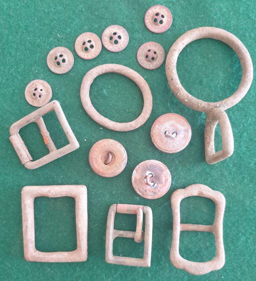 15 x Victorian era military items from Anglo Boer War sites