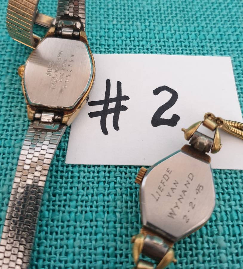 5 x Vintage wristwatches #2 (not working)