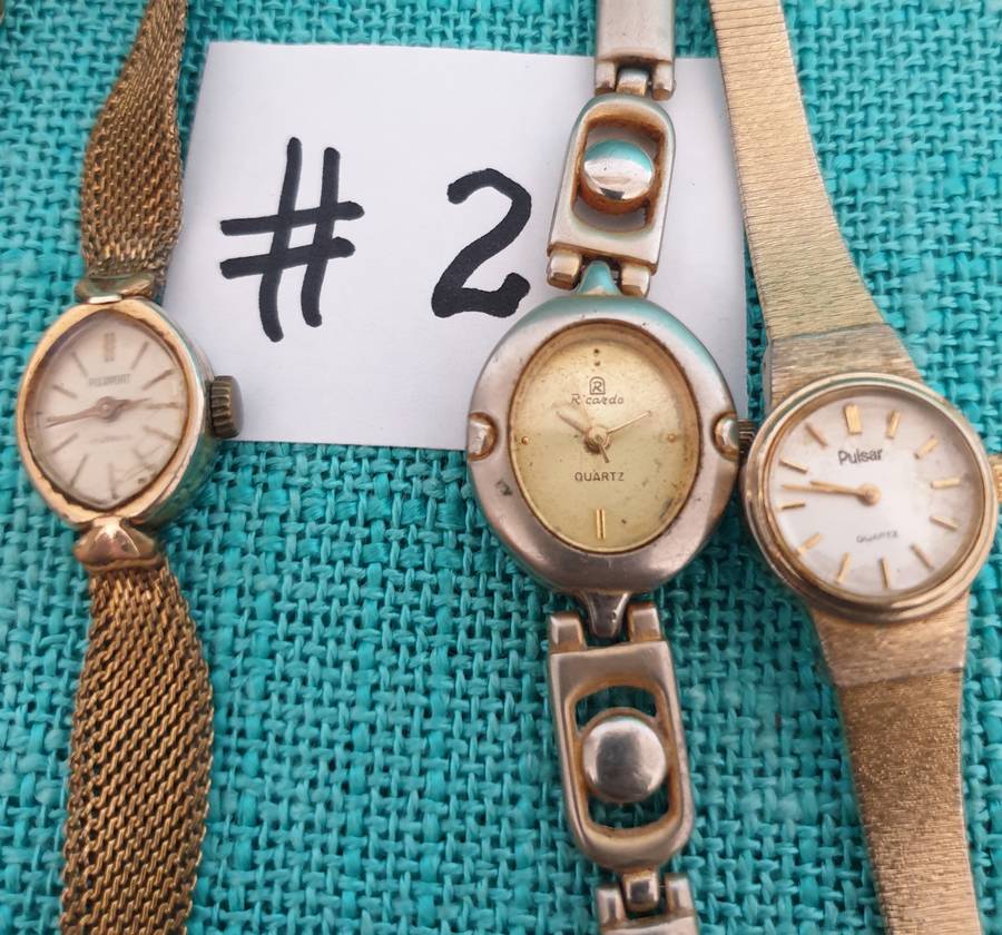 5 x Vintage wristwatches #2 (not working)