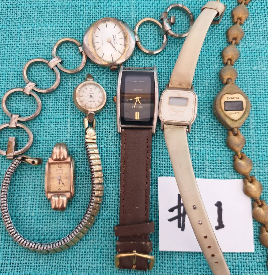 11 x vintage wristwatches #1 (not working)