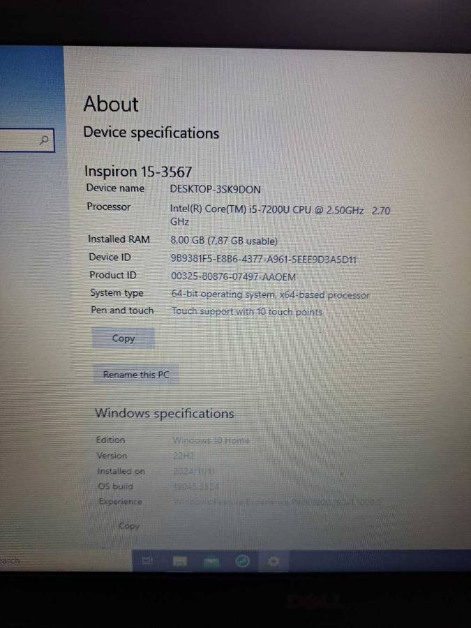 Dell Inspiron Laptop