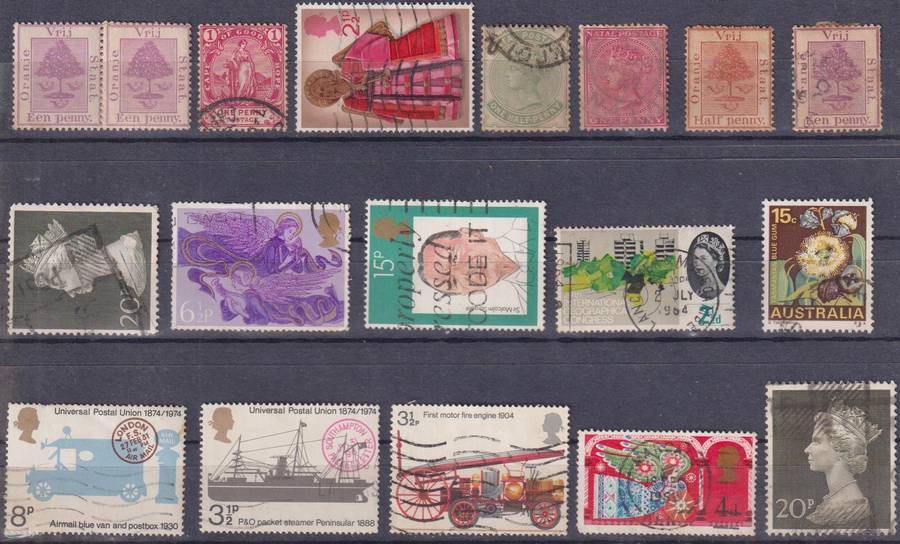Stamps Mix World Card