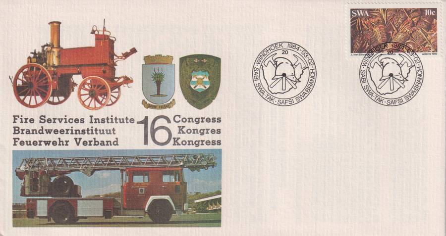 FDC Namibia 1983 Lobster Industry