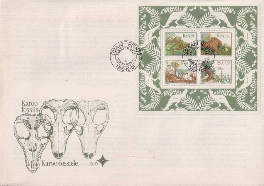 FDC RSA 1982 Dinosaurs