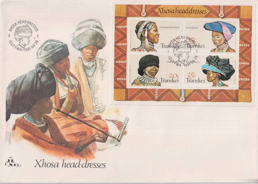 FDC Transkei 1981 Xhosa Women's Headdresses