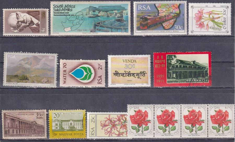 Stamps Mix World Card