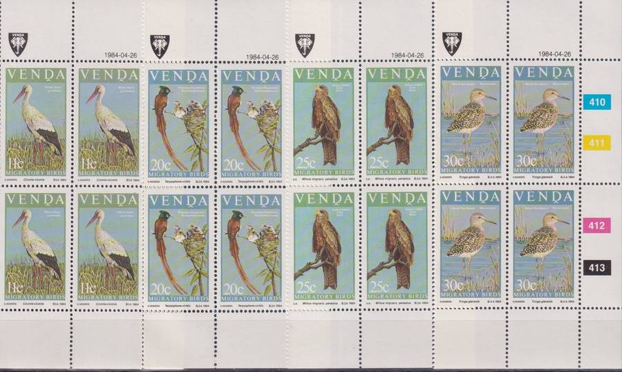 Stamps Venda 1984 Migratory Birds