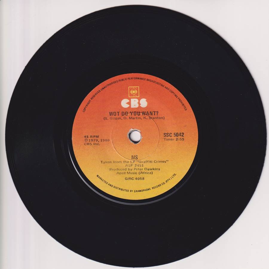 Seven Single LP / Vinyl MS April Music Africa
