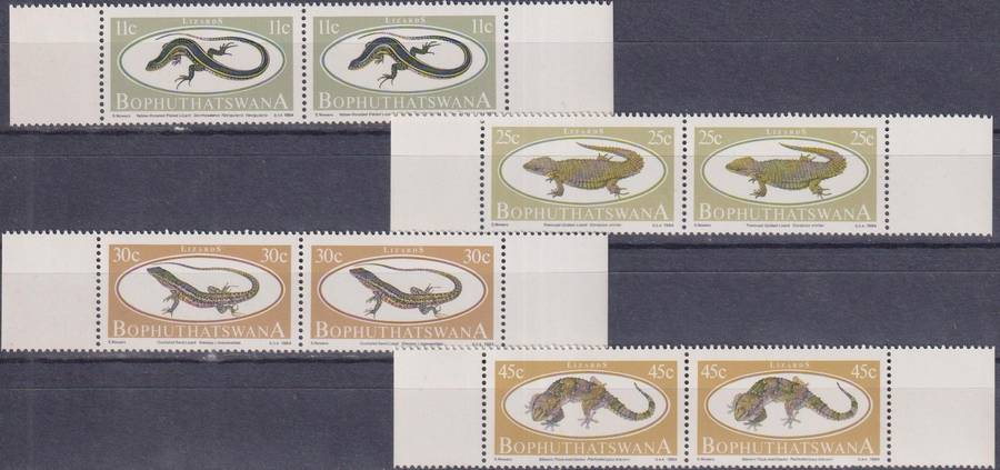 Stamps 1984 Lizards