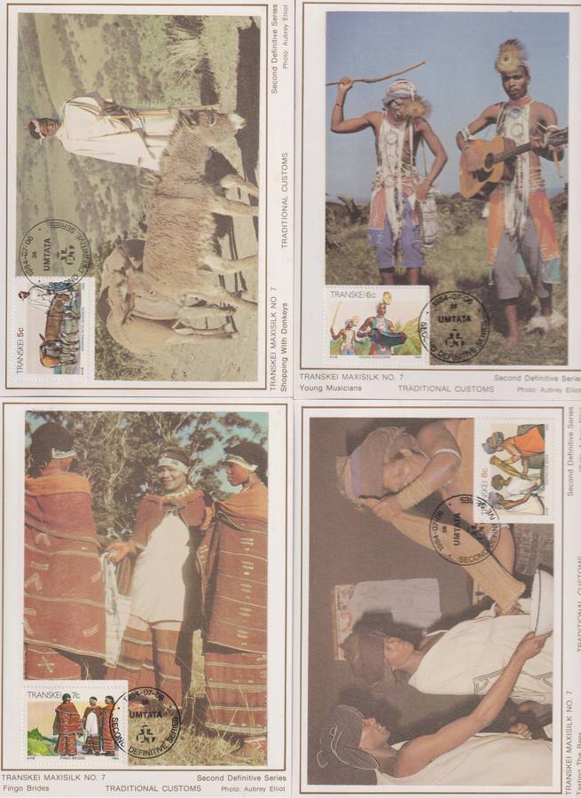 Silk Maxi Card Limited Edition 1984 Xhosa Culture 26/500