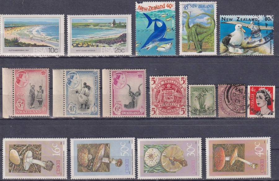 Stamps Mix World Card