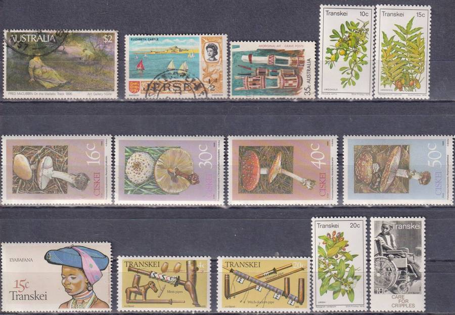 Stamps Mix World Card