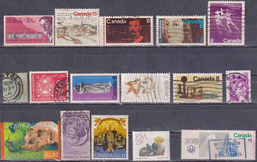 Stamps Mix World Card