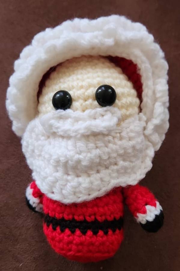 Crochet Plushie Santa