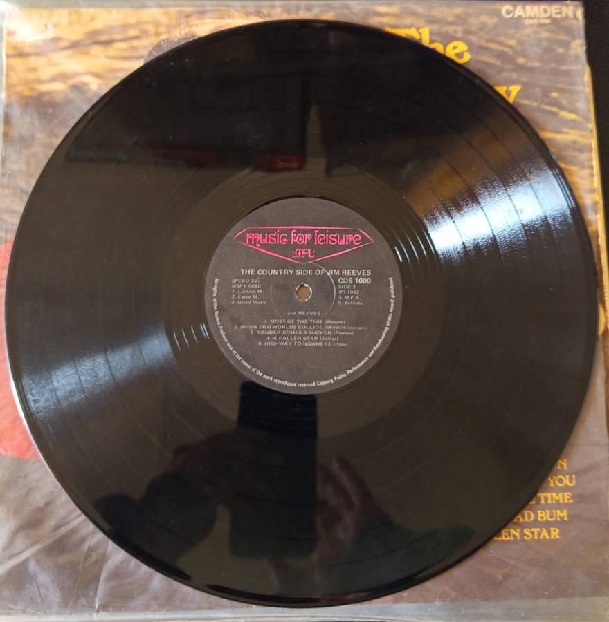 LP/Vinyl - The country side of Jim Reeves