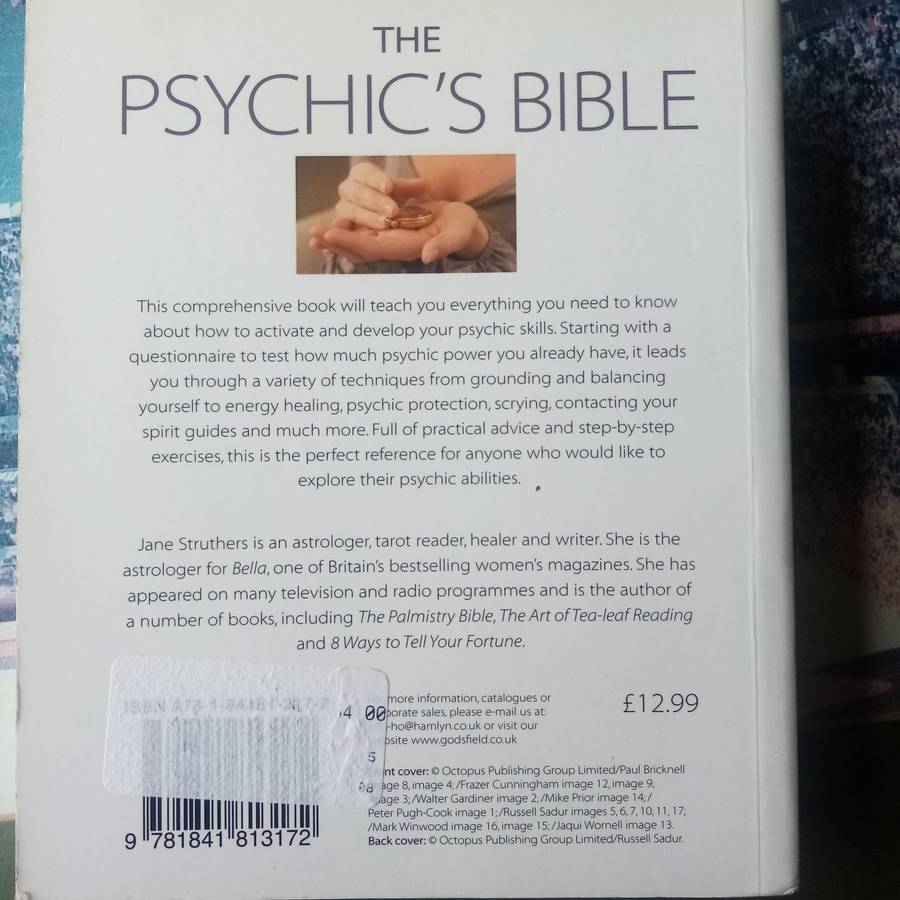 Psychic's Bible" by Jane Struthers  Comprehensive Guide to Psychic Abilities