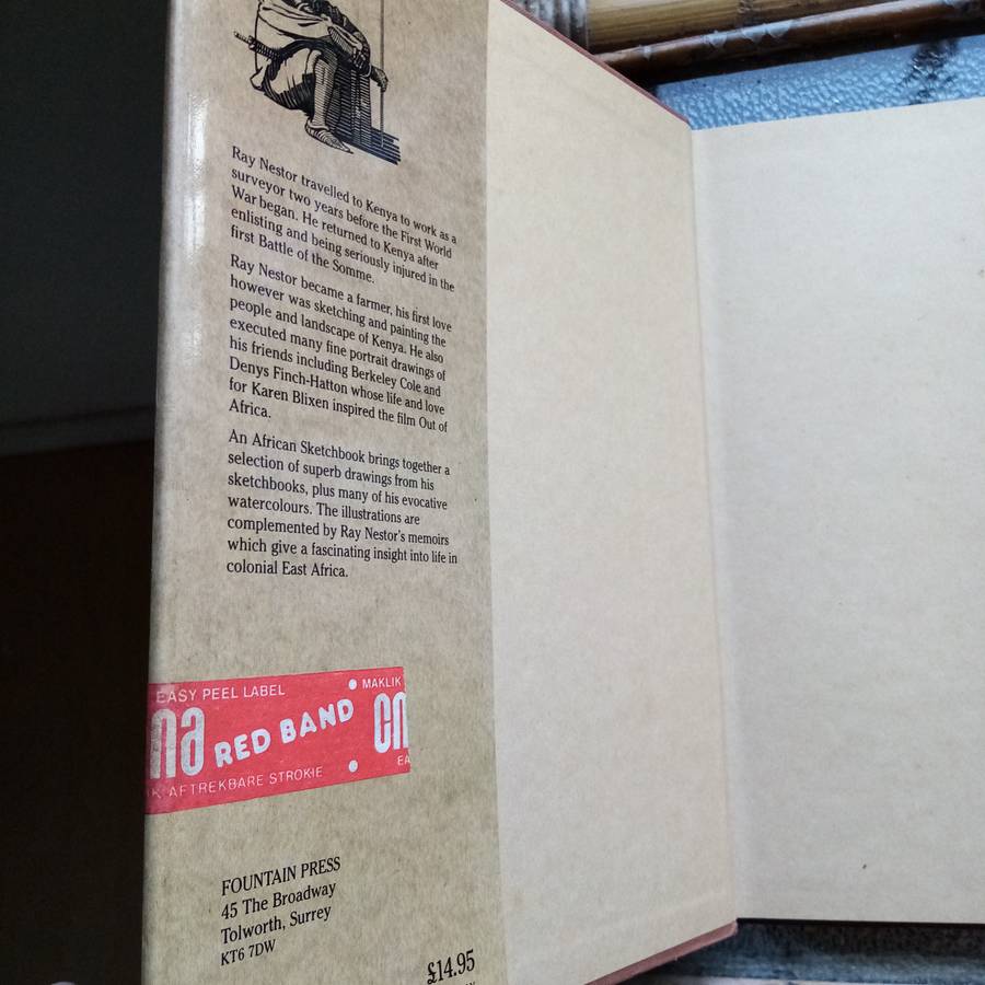 Rare African Sketchbook by Ray Nestor  Limited Edition Art Book, Perfect for Collectors & Art