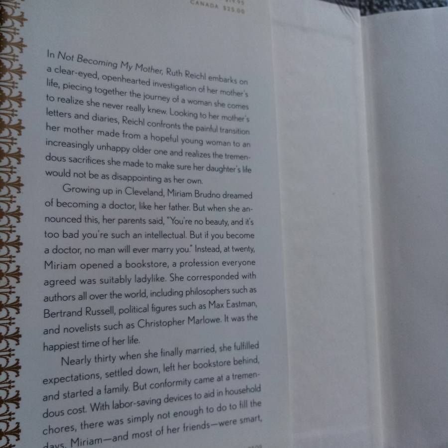 Embrace Life's Lessons: "Not Becoming My Mother" by Ruth Reichl