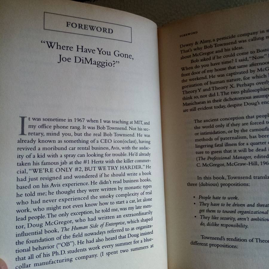 Up The Organization by Robert Townsend - A Bold Guide to Effective Leadership