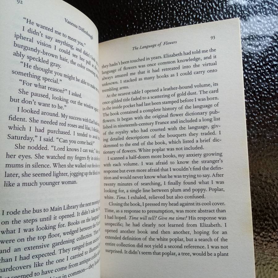 The Language of Flowers by Vanessa Diffenbaugh  A Touching Tale of Love and Healing