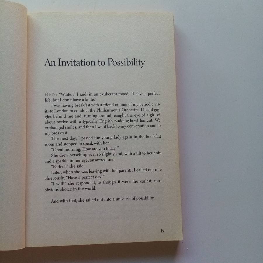 The Art of Possibility by Rosamund Stone Zander & Benjamin Zander - Transform Your Perspective