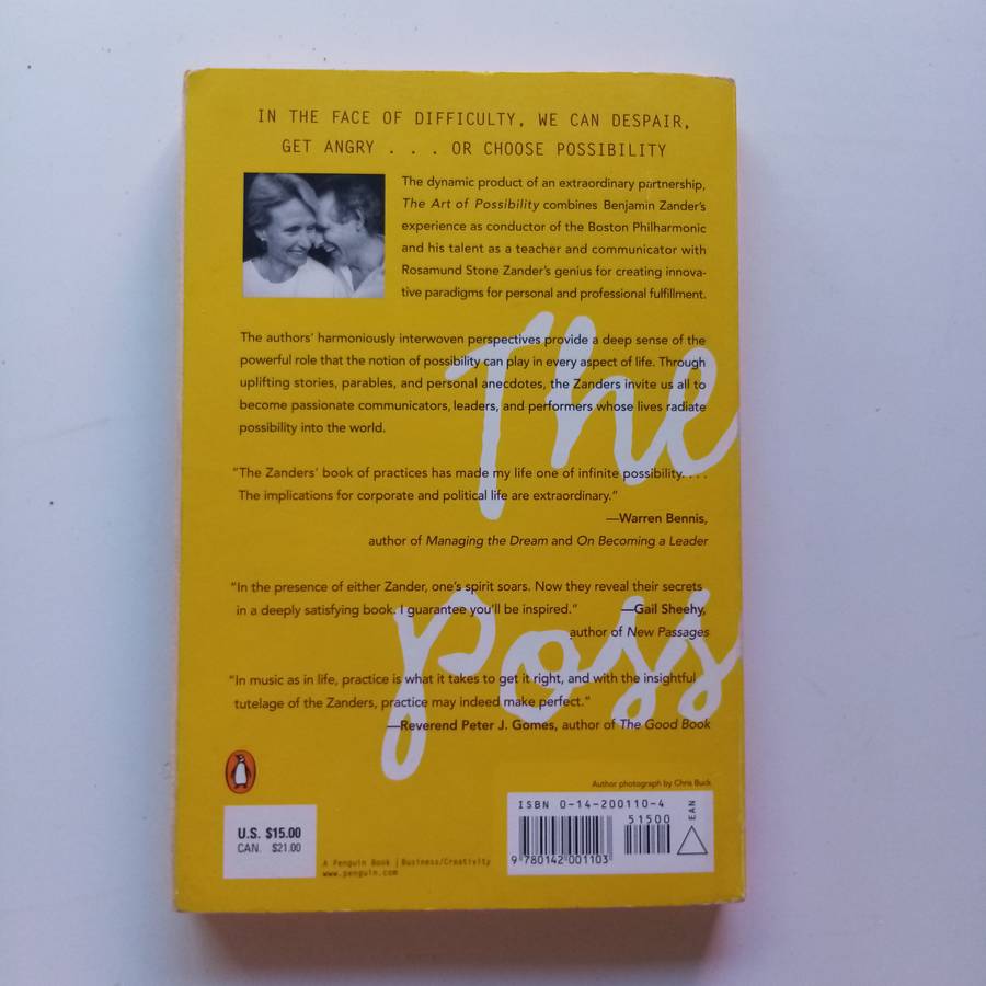 The Art of Possibility by Rosamund Stone Zander & Benjamin Zander - Transform Your Perspective