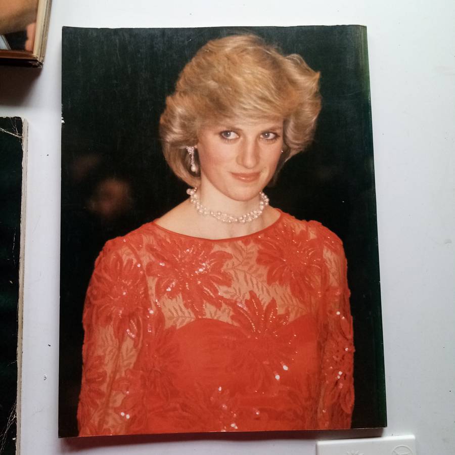 A Vintage Collection of 4 Books on Lady Diana's Fashion & Born to Be King (Prince Charles)