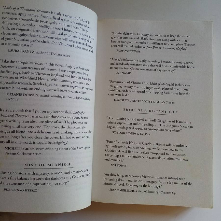 Lady of a Thousand Treasures by Sandra Byrd