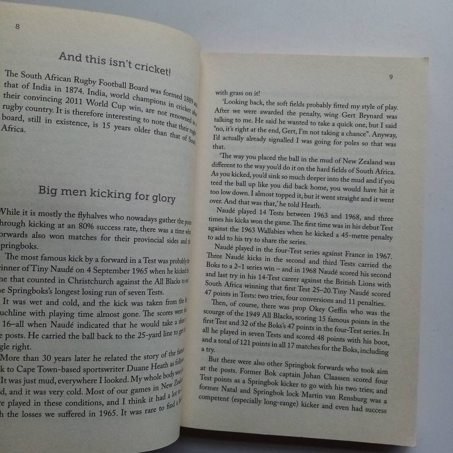 The Extraordinary Book of South African Rugby Book by Wim Van der Berg