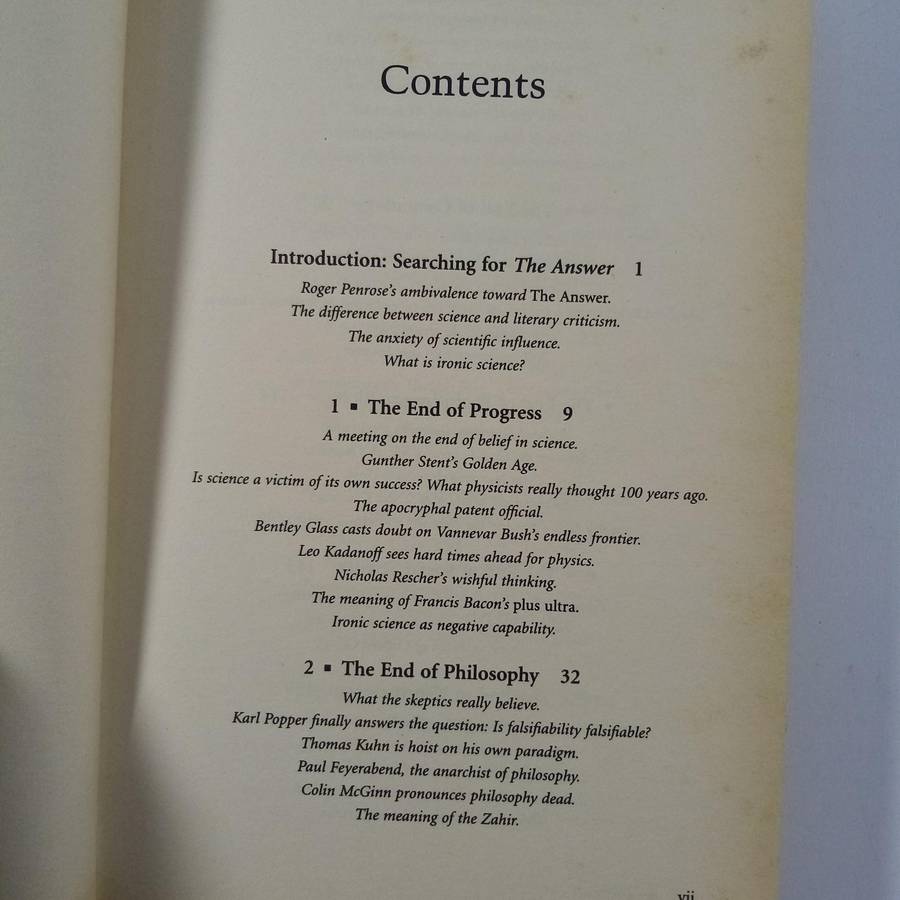 The End of Science by John Horgan | Science, Philosophy, Physics, Final Theory, Discovery
