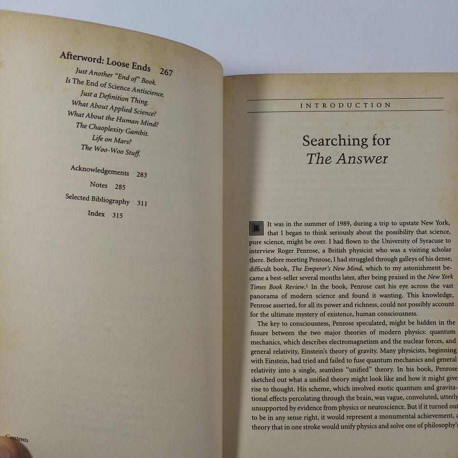 The End of Science by John Horgan | Science, Philosophy, Physics, Final Theory, Discovery