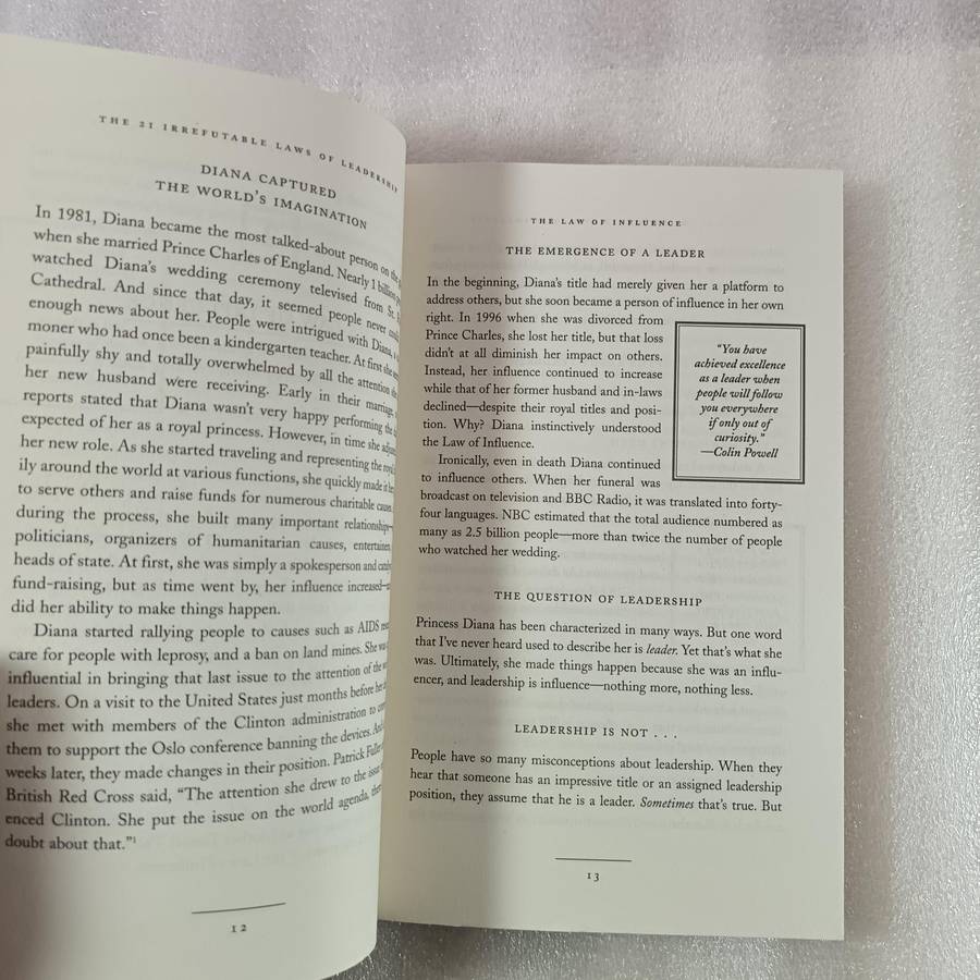 The 21 Irrefutable Laws of Leadership by John C. Maxwell | Influence, Growth, Leadership Guide